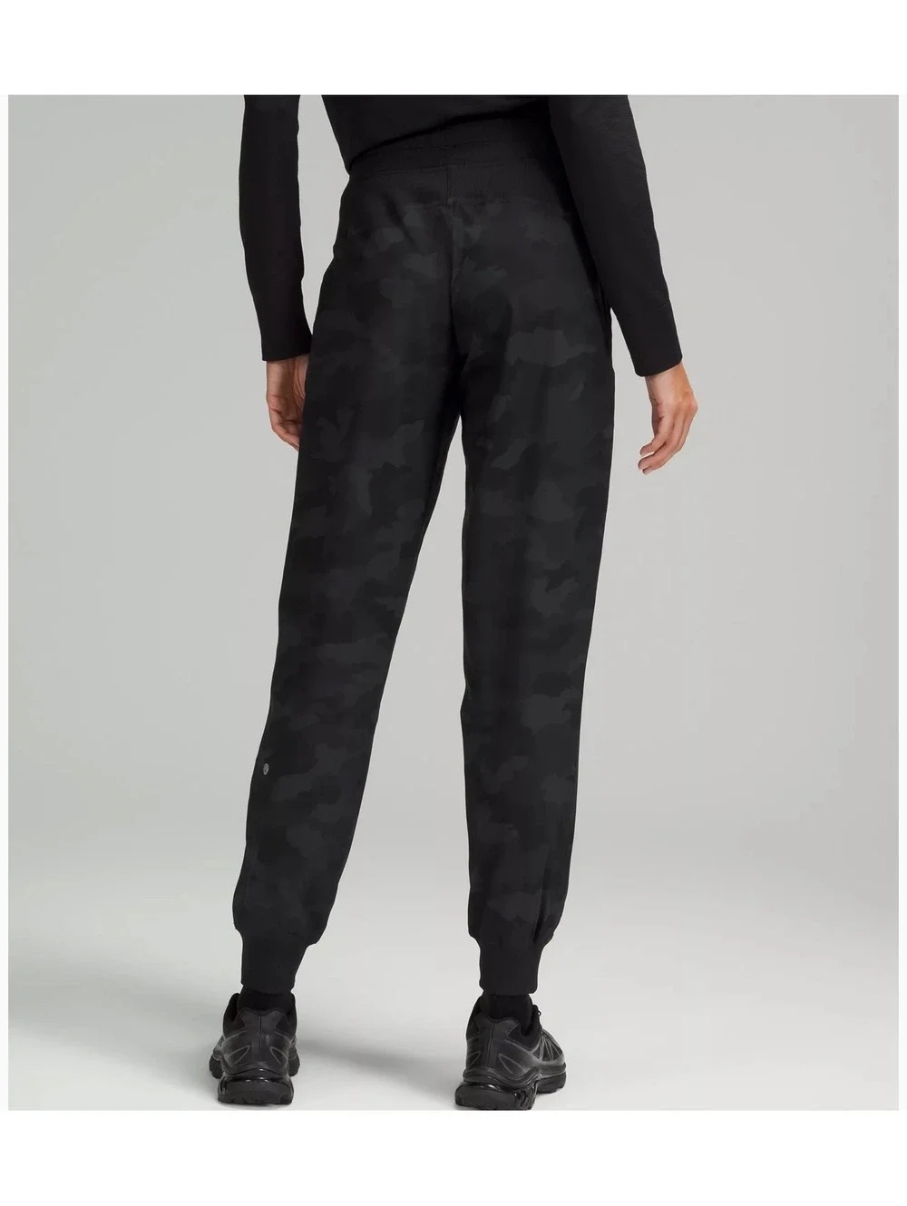 Lululemon Dance Studio Mid-Rise Black & Grey Women's Joggers SZ 6